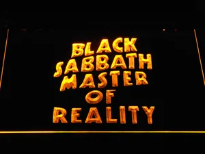Black Sabbath Master of Reality LED Neon Sign