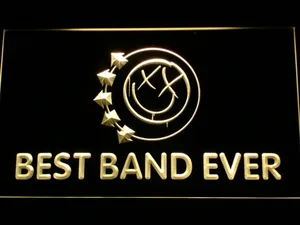 Blink 182 Smiley Best Band Ever LED Neon Sign