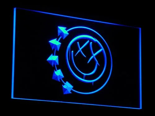 Blink 182 Smiley LED Neon Sign