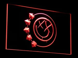 Blink 182 Smiley LED Neon Sign