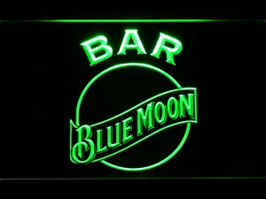 Blue Moon Bar LED Neon Sign