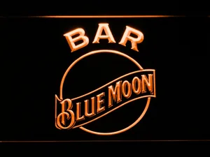 Blue Moon Bar LED Neon Sign