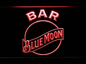 Blue Moon Bar LED Neon Sign