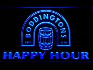 Boddingtons Happy Hour LED Neon Sign