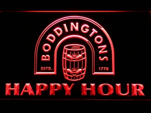 Boddingtons Happy Hour LED Neon Sign