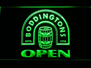 Boddingtons Open LED Neon Sign