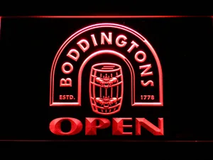 Boddingtons Open LED Neon Sign