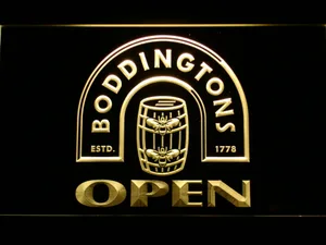 Boddingtons Open LED Neon Sign