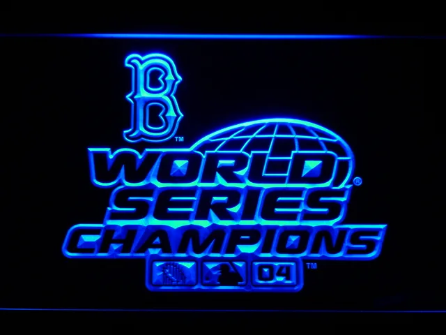 Boston Red Sox 2004 Champion Logo LED Neon Sign - Legacy Edition