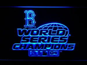 Boston Red Sox 2004 Champion Logo LED Neon Sign - Legacy Edition
