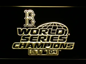 Boston Red Sox 2004 Champion Logo LED Neon Sign - Legacy Edition