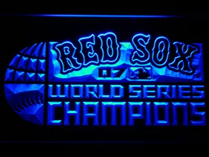 Boston Red Sox 2007 Champion Logo LED Neon Sign - Legacy Edition