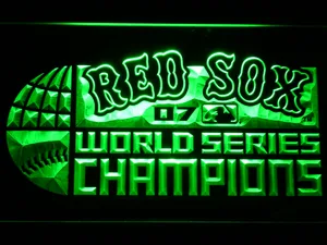 Boston Red Sox 2007 Champion Logo LED Neon Sign - Legacy Edition