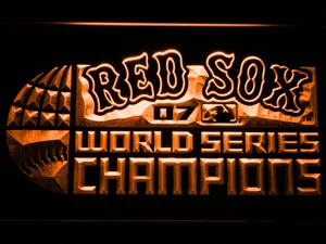 Boston Red Sox 2007 Champion Logo LED Neon Sign - Legacy Edition