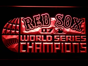 Boston Red Sox 2007 Champion Logo LED Neon Sign - Legacy Edition