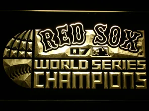Boston Red Sox 2007 Champion Logo LED Neon Sign - Legacy Edition