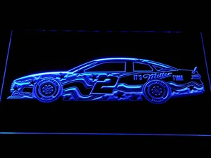 Brad Keselowski Race Car LED Neon Sign