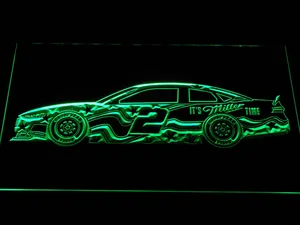 Brad Keselowski Race Car LED Neon Sign