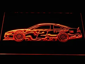 Brad Keselowski Race Car LED Neon Sign