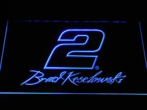 Brad Keselowski Signature 2 LED Neon Sign