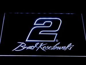 Brad Keselowski Signature 2 LED Neon Sign