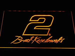 Brad Keselowski Signature 2 LED Neon Sign