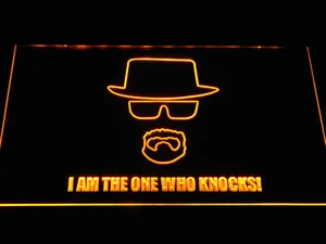 Breaking Bad Bryan Cranston Knocks LED Neon Sign