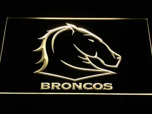 Brisbane Broncos LED Neon Sign