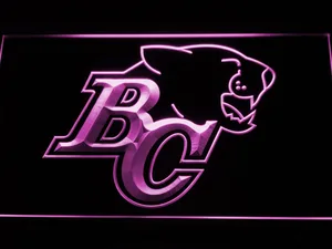 British Columbia Lions BC Logo LED Neon Sign - Legacy Edition