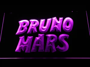 Bruno Mars LED Neon Sign