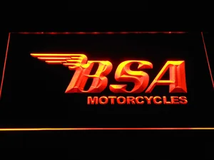 BSA Motorcycles LED Neon Sign