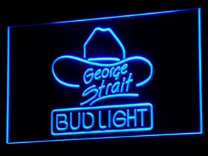 Bud Light George Strait LED Neon Sign