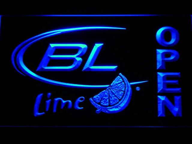 Bud Light Lime Open LED Neon Sign
