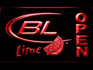 Bud Light Lime Open LED Neon Sign