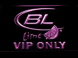 Bud Light Lime VIP Only LED Neon Sign