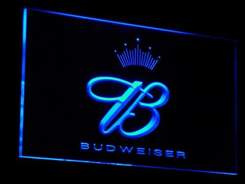 Budweiser Crowned B LED Neon Sign