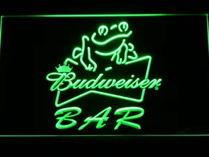 Budweiser Frog Bar LED Neon Sign