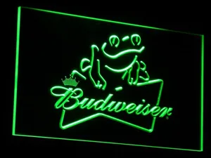 Budweiser Frog LED Neon Sign