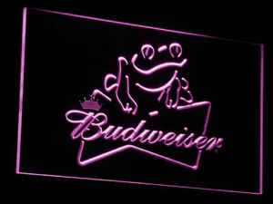 Budweiser Frog LED Neon Sign