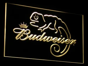 Budweiser Lizard LED Neon Sign