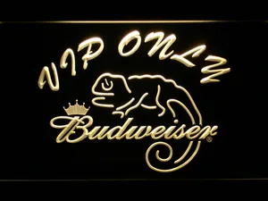 Budweiser Lizard VIP Only LED Neon Sign