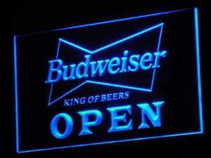 Budweiser Open LED Neon Sign