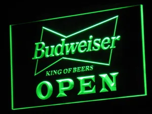 Budweiser Open LED Neon Sign