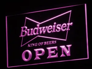 Budweiser Open LED Neon Sign