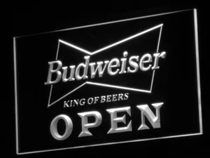 Budweiser Open LED Neon Sign