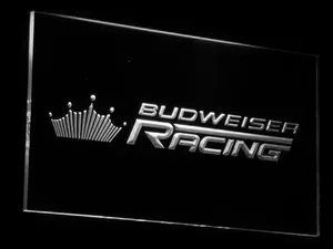 Budweiser Racing LED Neon Sign