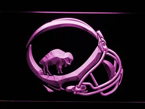 Buffalo Bills 1965-1973 Helmet LED Neon Sign - Legacy Edition