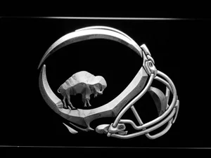 Buffalo Bills 1965-1973 Helmet LED Neon Sign - Legacy Edition