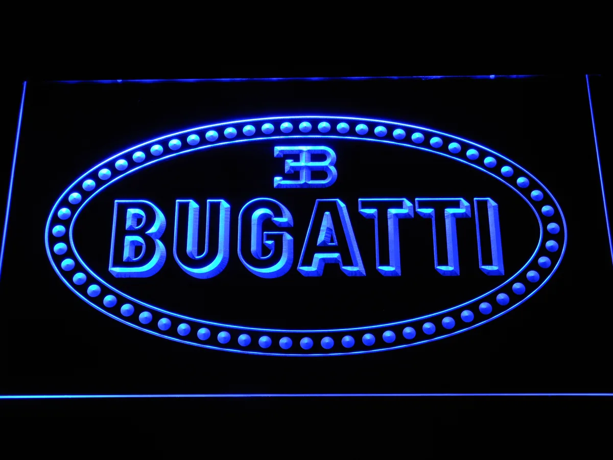 Bugatti LED Neon Sign