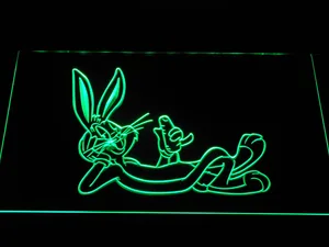 Bugs Bunny Lounging LED Neon Sign